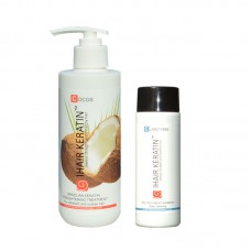 Kit iHair Keratin Cocos 250ml + Clarifying Shampoo Ihair Keratin 